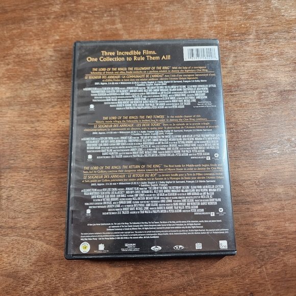 The Lord Of The Rings Theatrical Versions 3 Film Collection DVD 2014 - Picture 7 of 7